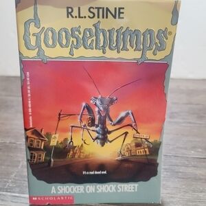 Vintage 90s 1995 Goosebumps #35 A Shocker on Shock Street R.L. Stine Scholastic